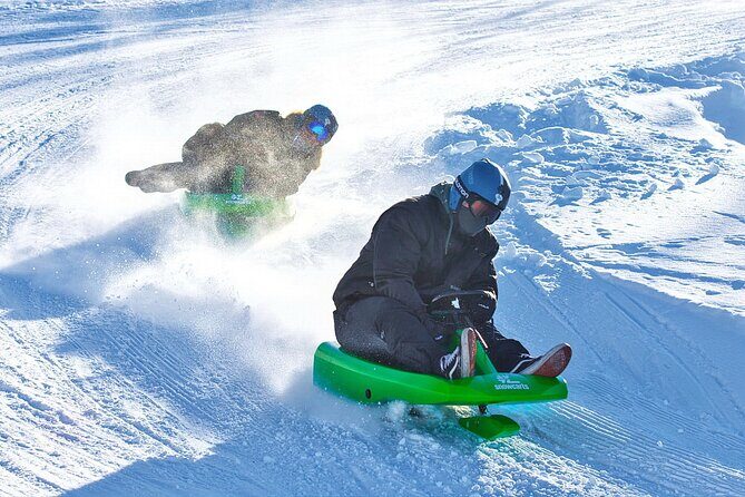 2-Hour Racing Toboggan at Dagali Fjellpark near Geilo in Norway - Your sled setup: helmets, goggles, brakes, and steering that actually matter