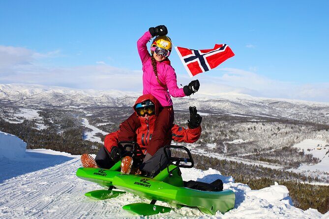 2-Hour Racing Toboggan at Dagali Fjellpark near Geilo in Norway - The 2-hour run at Dagali Ski Center: what “racing” looks like on the track