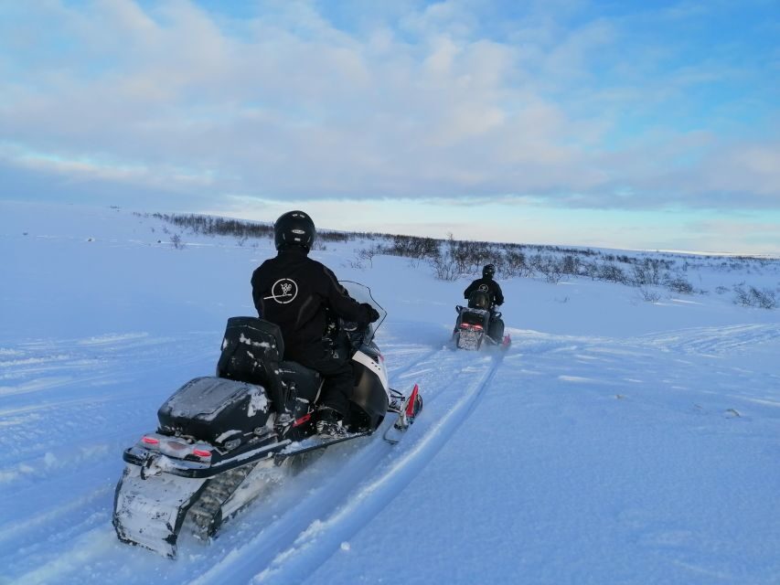 Alta: Guided Snowmobile Safari on Finnmarksvidda With Snacks - Heading Out From Alta: Gear, safety, and getting to the plateau