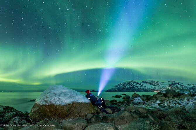 Aurora Adventure Tour with Creative Vacations - Winter Evening Setup: Frozen Ground, Warmth, and Hot Food