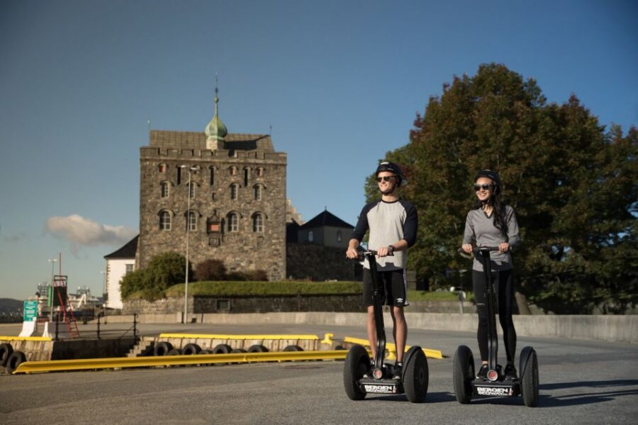 Bergen: 2 Hour Segway Tour - Hilltop payoff: monastery climb, fire-station-style views, and Floyen-area angles