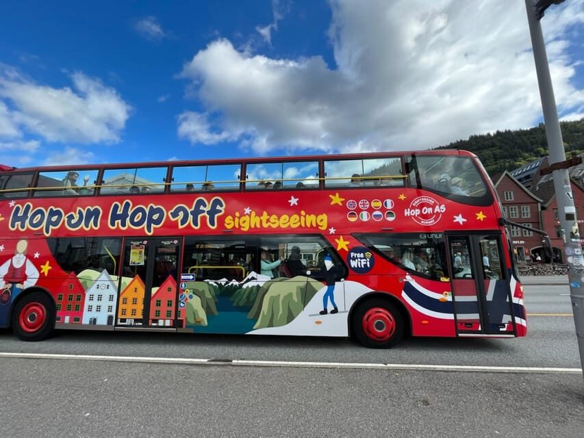 Bergen: 24-Hour Hop-On, Hop-Off Bus Ticket GrayLine - The 50-minute loop and 13 stops: Bergen’s highlights in an easy shape