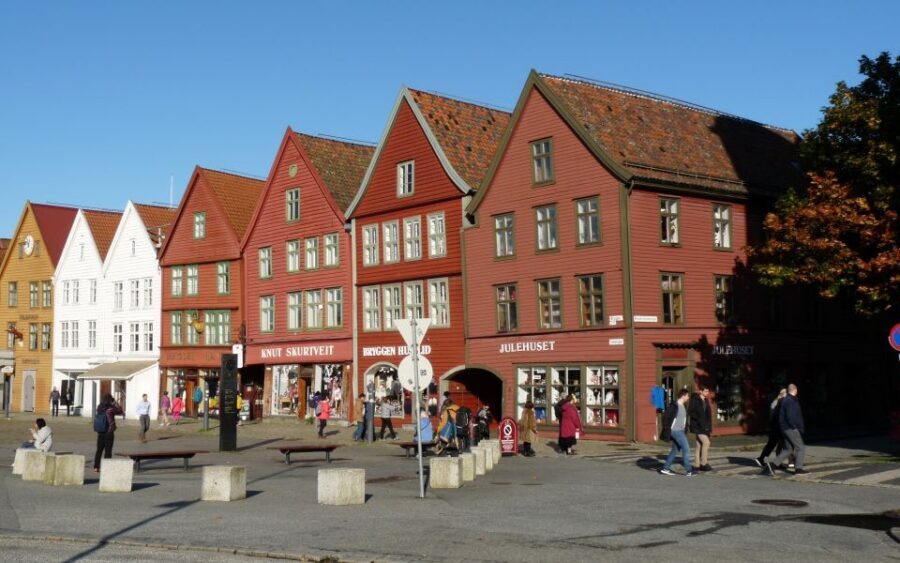 Bergen: City Tour on Foot - Brand Stasjon, Old Town Hall, and Opus XVI: where civic Bergen shows itself