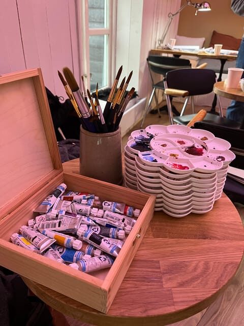 Bergen: paint Norwegian landscape with watercolor - Value check: is $89 worth a 2.5-hour workshop?