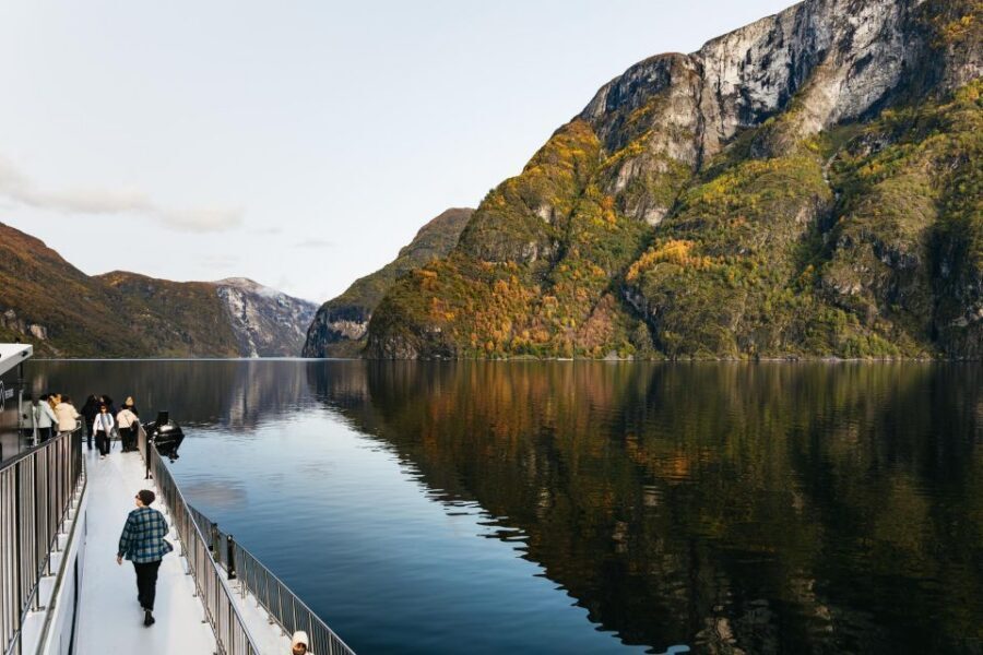 Bergen: Self-Guided Round-Trip Full-Day Excursion - The Fjord Cruise on a Modern Hybrid Boat: Aurlandsfjord to Nærøyfjord