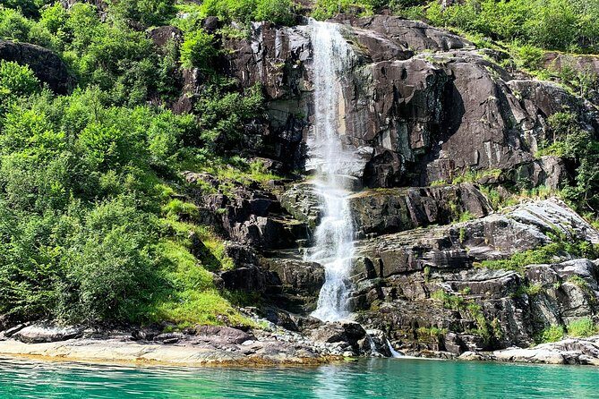Bergen to Hardangerfjord VIP car + private yacht Fjord cruise - Steinsdalsfossen: the waterfall stop that feels hands-on