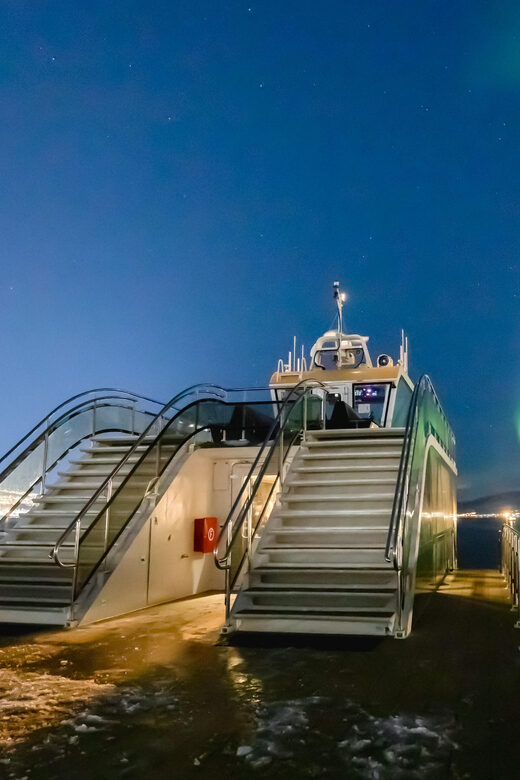 Bodø: Northern Lights Cruise - How the Bodø Northern Lights Cruise works over Vestfjorden