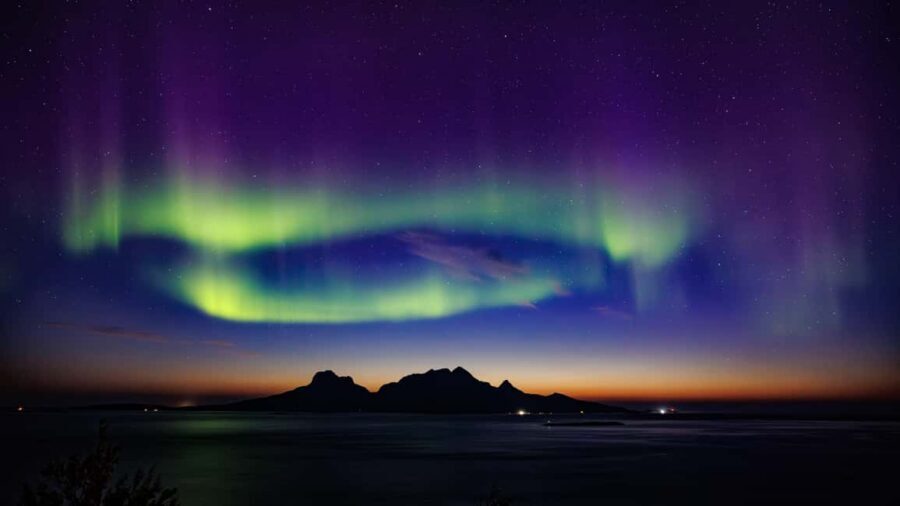 Bodø: Northern Lights safari - The Bus Ride Out of Bodø’s City Lights