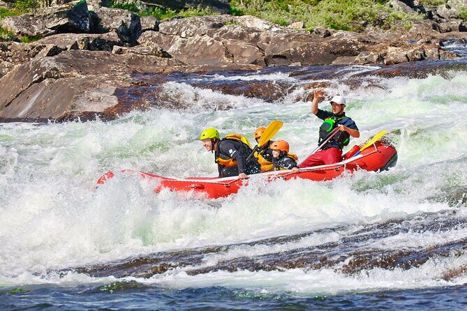 Child Appropriate Family Rafting in Dagali near Geilo, Norway - Dagali near Geilo: the setting that makes this work for three generations