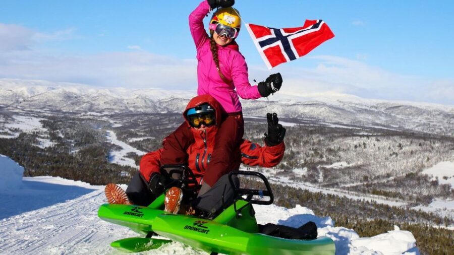 Dagali: 2-Hour Racing Toboggan Adventure - The vibe on the run: thrilling, but organized