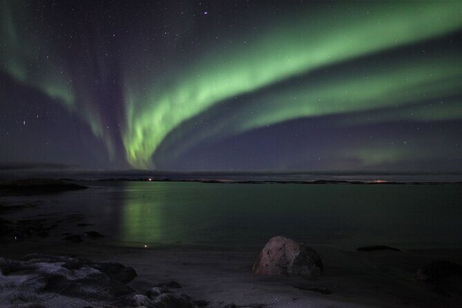 eBike Northern Lights tour by the bonfire - The Summit View: Panoramas Over Bodø, Ocean Air, and Warm Drinks