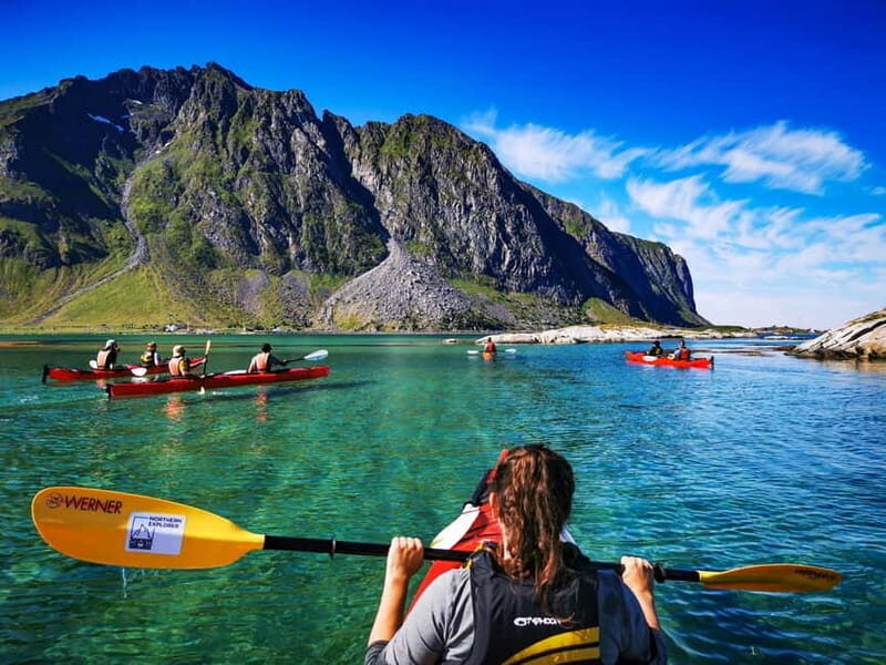 Eggum Lofoten: Kayaking Tour in Lofoten with Snacks - The island loop: paddling calm water with dramatic scenery