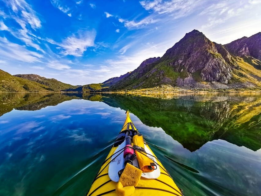 Eggum Lofoten: Kayaking Tour in Lofoten with Snacks - Weather reality: calm days feel magical, windy days feel adventurous