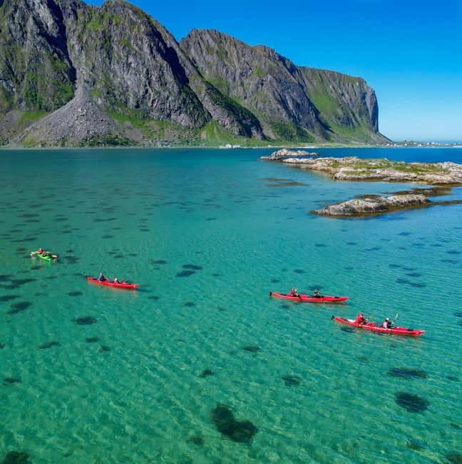 Eggum Lofoten: Kayaking Tour in Lofoten with Snacks - Kayaks, included gear, and what to wear so you stay comfortable