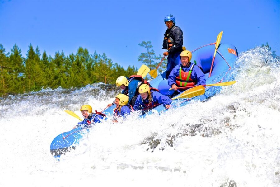 Evje: White Water Rafting Trip on Norway's Warmest Rivers - Two Waterfall Runs: The Moment You Practice from the Side