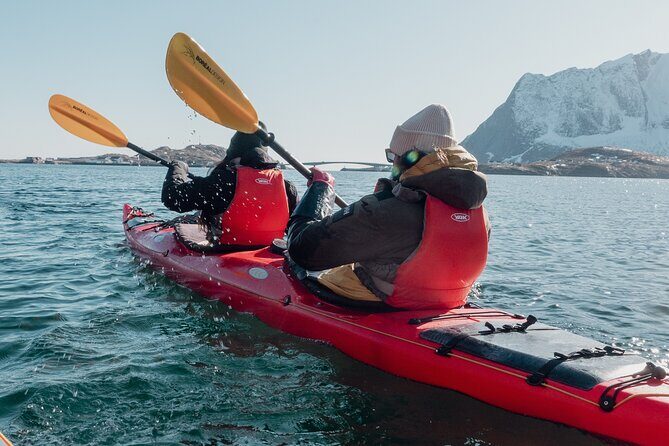 Explore Reinefjord by kayak (3 hours) - Getting oriented at Hamnøya 29 before you hit the water