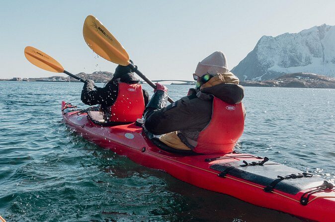 Explore Reinefjord by kayak (3 hours) - The circular tour idea: how you get more than one type of scenery