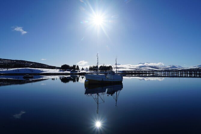 Fjordcruise - Luxury Yacht Arctic Queen - The Tirpitz WWII area stop: seeing war history from the sea