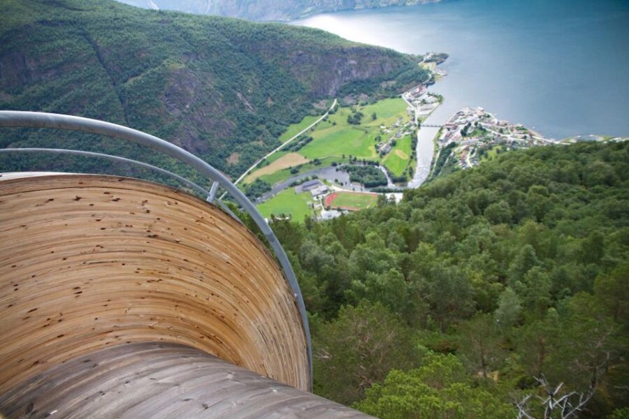 Flåm: Borgund Stave Church, Lærdal, and Stegastein Tour - E16’s longest road tunnel and hairpin driving: staying comfortable