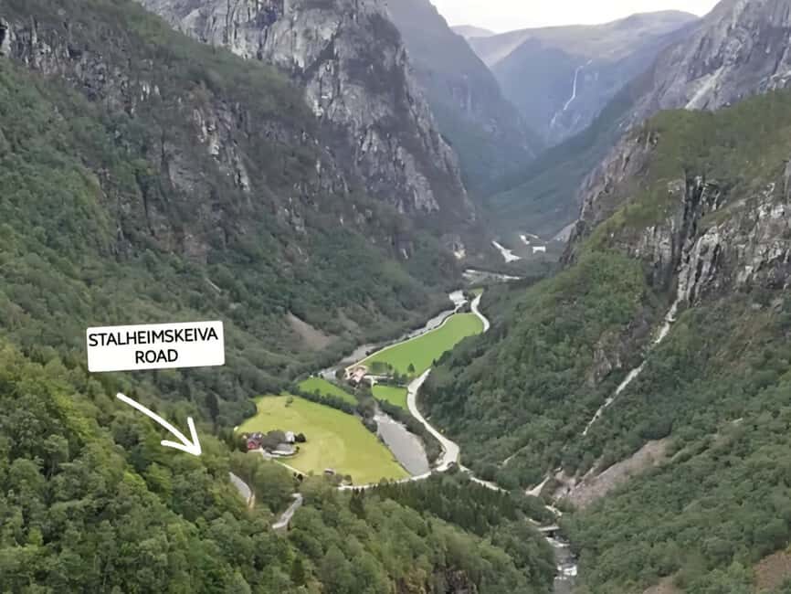 Flåm: Tvinde Waterfalls, Stalheimskleiva Hike & Gudvangen - Stalheimskleiva: the historic hairpin road walk