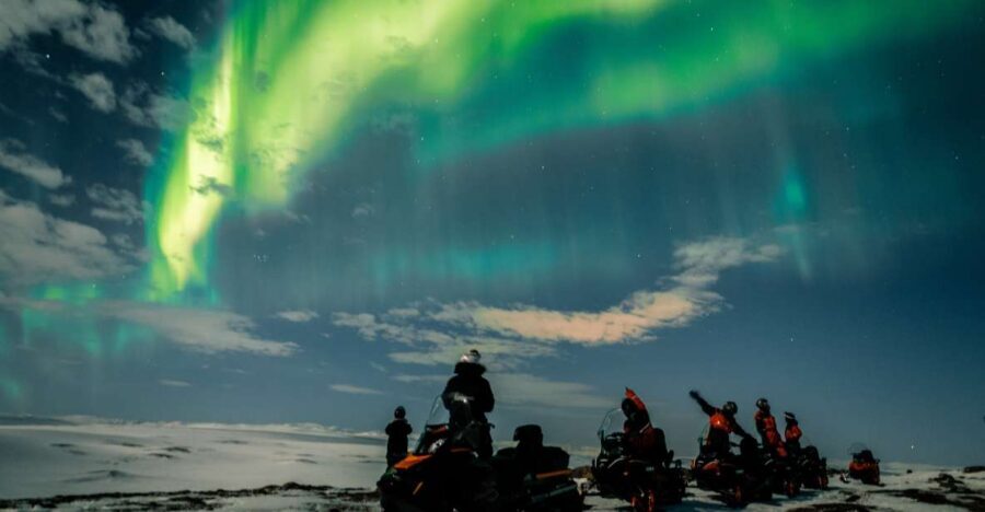 From Alta: Northern Lights Night Adventure By Snowmobile - Learning to drive in a convoy (and why it’s not a deal-breaker)