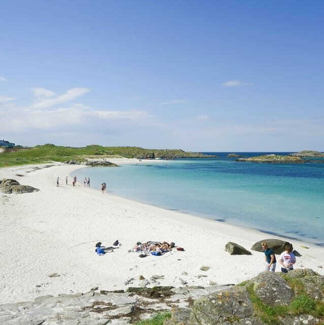 From Haugesund: Karmøy and Norwegian Culture Shore Excursion - Åkrasanden Blue Flag beach: soft white sand, quick calm