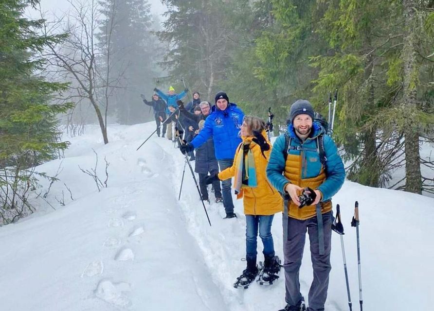 From Oslo: Oslomarka Forest Guided Snowshoeing Tour - From Backstube Opera to Frognerseteren: the scenic metro setup