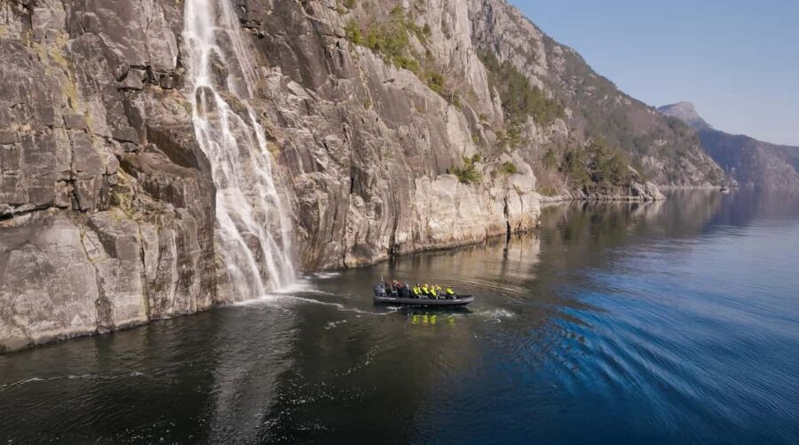From Stavanger: Lysefjord RIB Boat Tour with Boathouse Visit - Vagabond’s Cave and Whisky Falls: Photo Stops That Feel Up Close