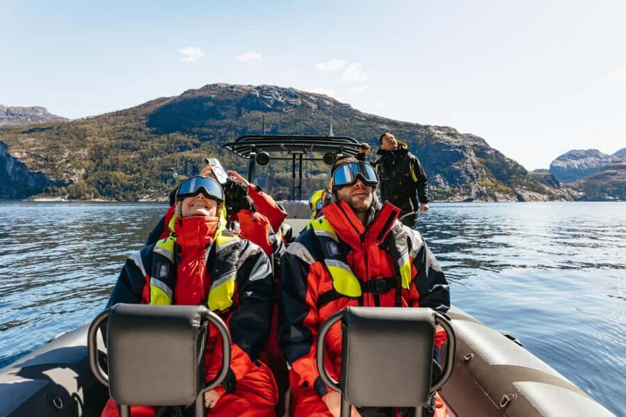 From Stavanger: Lysefjorden & Pulpit Rock RIB Boat Tour - Entering the Lysefjord the fast, fun way