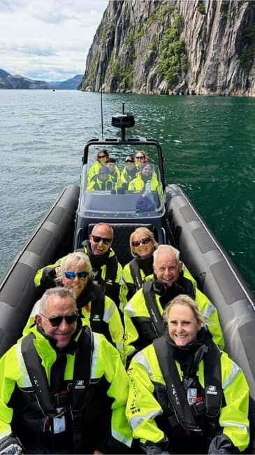From Stavanger: Lysefjorden & Pulpit Rock Safari by RIB - Speedboat start: the part that sets the mood