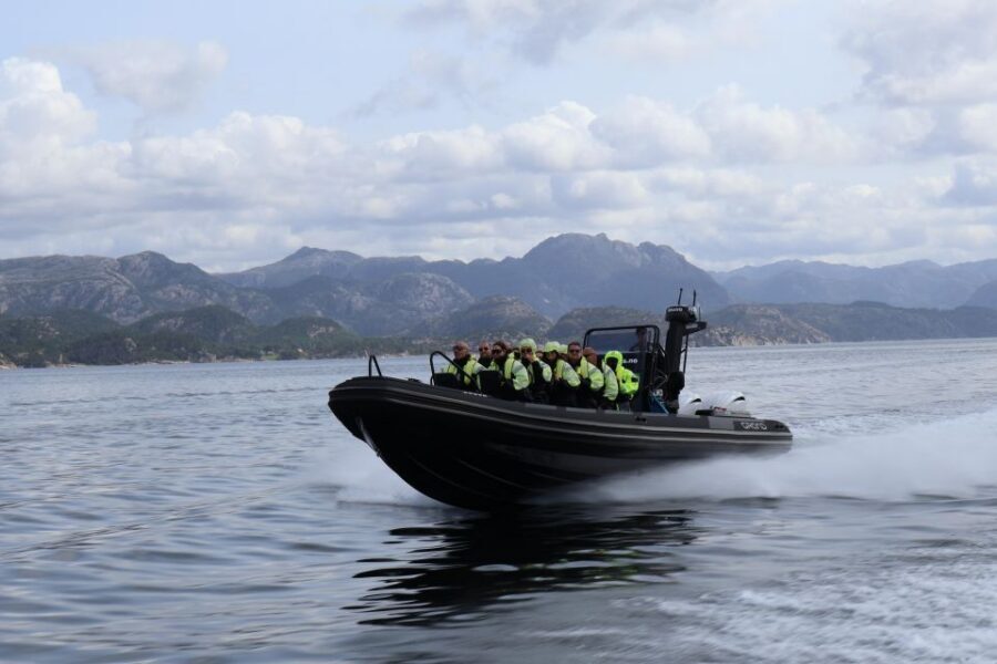 From Stavanger: RIB Tour to Lysefjord - Photo stops that make sense: Fantahala, Pulpit Rock, and Hengjanefossen