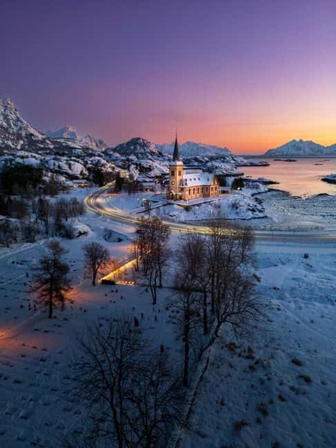 From Svolvær: Half Day Lofoten History and Photo Tour - Lofoten Cathedral: wooden detail and Arctic light cues