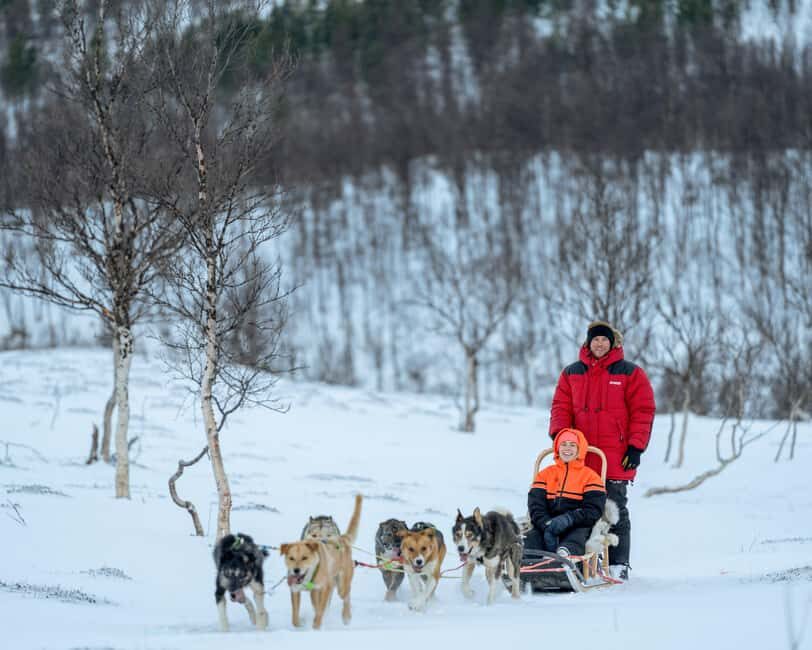 From Tromsø: Advanced Dog Sledding Daytime & Snow Park Visit - Gear that actually works: thermal suit, boots, mittens, hat, and your scarf