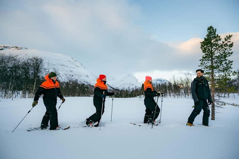 From Tromsø: Daytime Snowshoeing and Snow Park Visit - Camp Tamok gear-up and the snowshoe lesson that sets you up