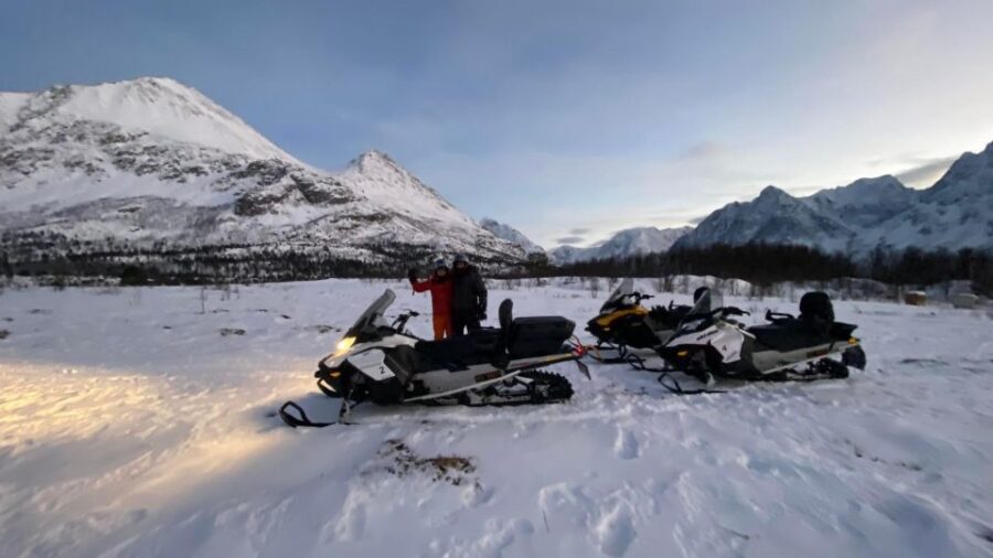 From Tromso: Eco Luxury Snowmobile Adventure to Lyngen Alps - Lunch by the Fire: Vegan Soup, Hot Drinks, and a Cabin Reset