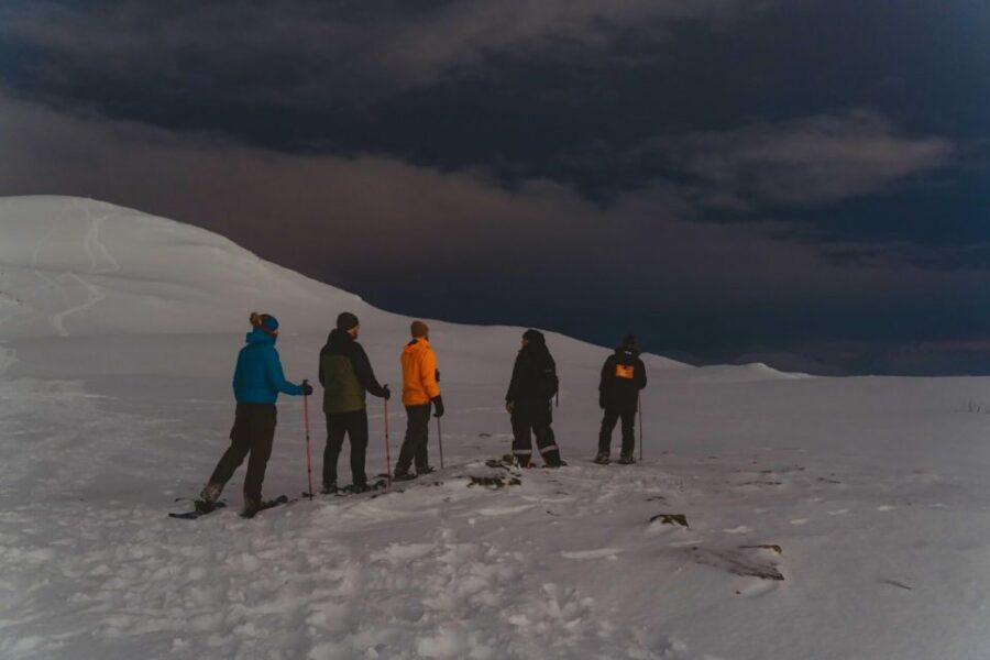 From Tromsø: Evening Fjellheisen Snowshoe Hike and Cable Car - Cable car first: saving time and cold with Fjellheisen’s quick ride