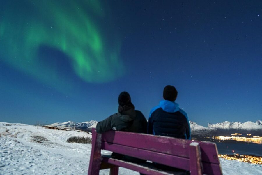 From Tromsø: Evening Fjellheisen Snowshoe Hike and Cable Car - Northern lights odds: how the hunt works and how photos are handled