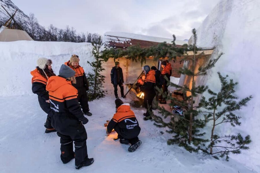 From Tromsø: Ice Domes Snow Park and Wilderness Experience - Tromsø Ice Domes Snow Park: ice sculptures and dome interiors that feel unreal
