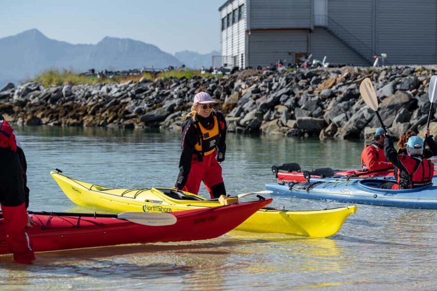 From Tromsø: Sea Kayaking Tour at Sommarøy - The paddle route: sounds, white beaches, and a realistic 5 km plan