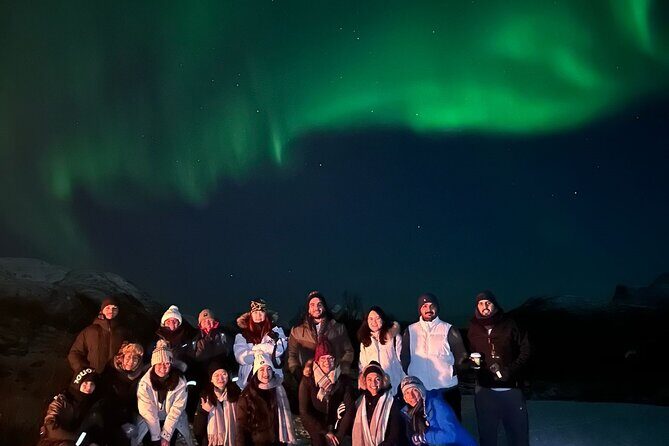 Full Night Magic of the Northern Lights in Tromso - Chasing farther: remote coastal areas and Finland-border possibilities