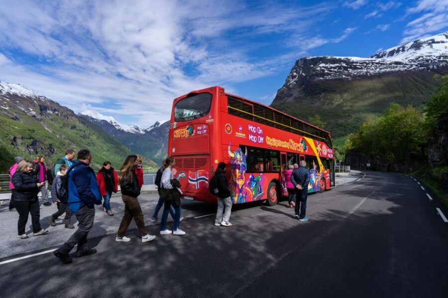 Geiranger: City Sightseeing Hop-On Hop-Off Bus Tour - Riding Experience: Headphones, Wi-Fi, and Tight Turns