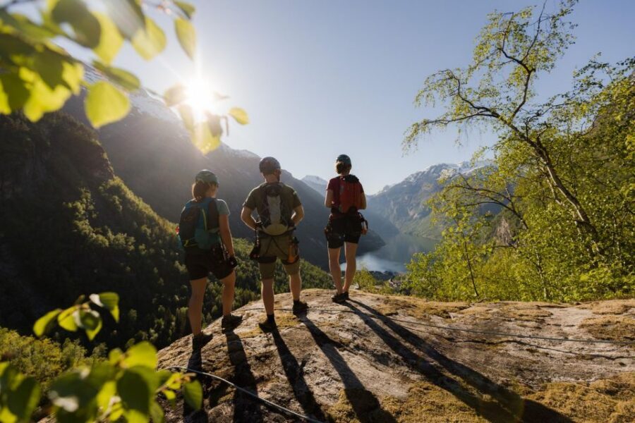 Geiranger: Rappelling tour with epic view - Where You Start: Dynamite Waterfall Office, Gear Pick-Up, and a Quick Safety Brief
