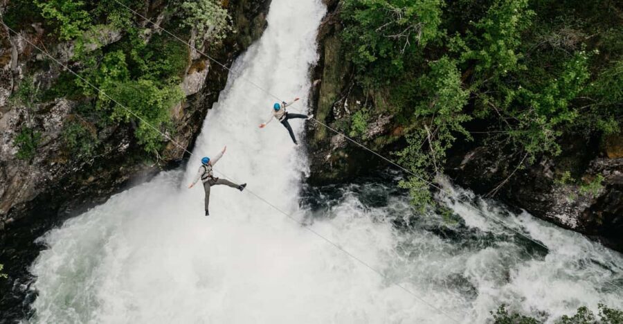 Geiranger: Zipline Park Experience - Nepalese bridges: balancing over the Geiranger River