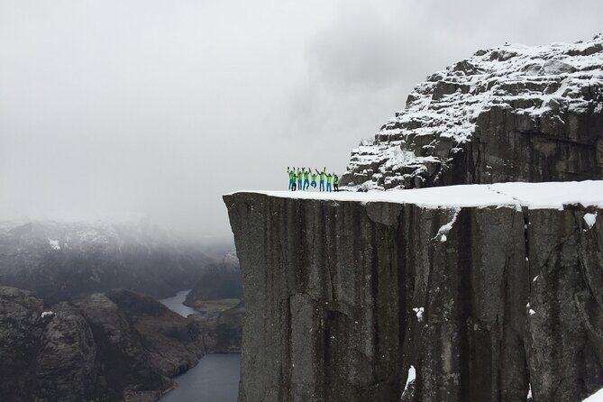Guided winter hike to Pulpit Rock Preikestolen - How hard is it, really? Fitness, gear, and winter reality