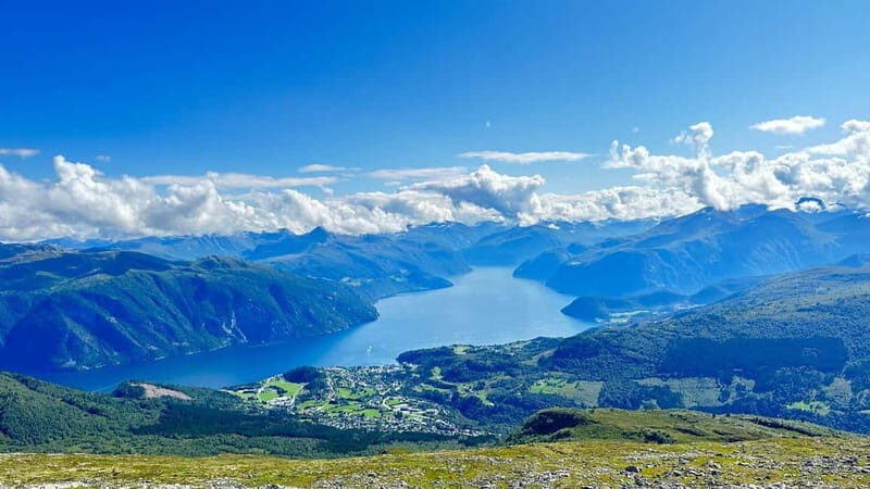 Hellesylt: Fjord to Sky Scenic Escape to Stranda Gondola - Mini-bus comfort and the Sykkylven Turbuss desk meeting point