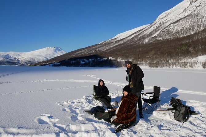 Ice Fishing On The Fjord - Drilling, baiting, and jigging: the hands-on ice fishing lesson