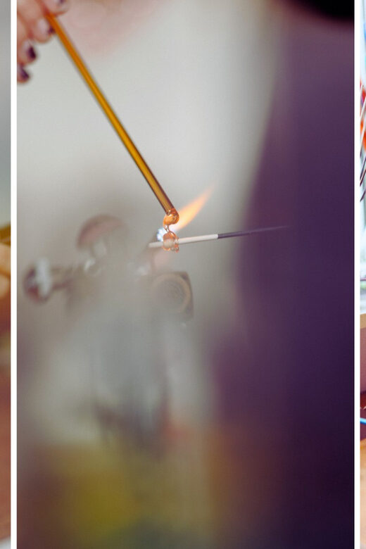 Kabelvåg: Glass Jewelry Workshop - From Color Choice to Cooling: How the Bead-Making Part Works