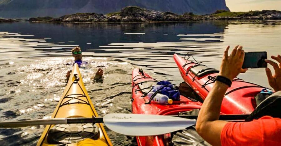Lofoten: Full Day Combo tour, (kayaking and rappelling) - Lofoten’s Full-Day Combo: Kayak, Hike, Rappel in One 6-Hour Block