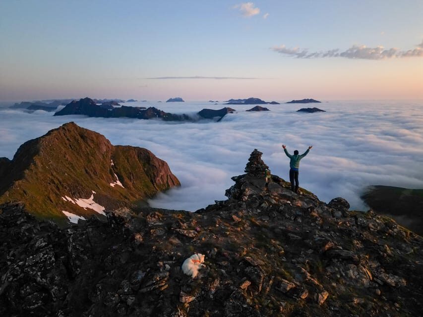 Lofoten Islands: Guided Hiking Into the Wilderness - Uphill - The first climb: 2.5 hours of uphill rhythm and changing weather