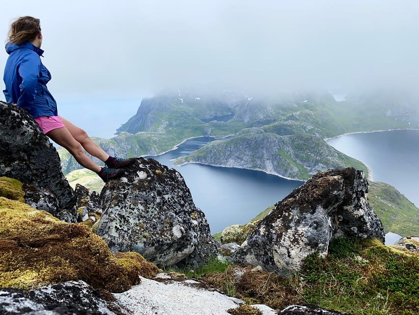 Lofoten Islands: Guided Hiking Into the Wilderness - Uphill - Meeting at Gimsøystraumen: find the red building, then get moving